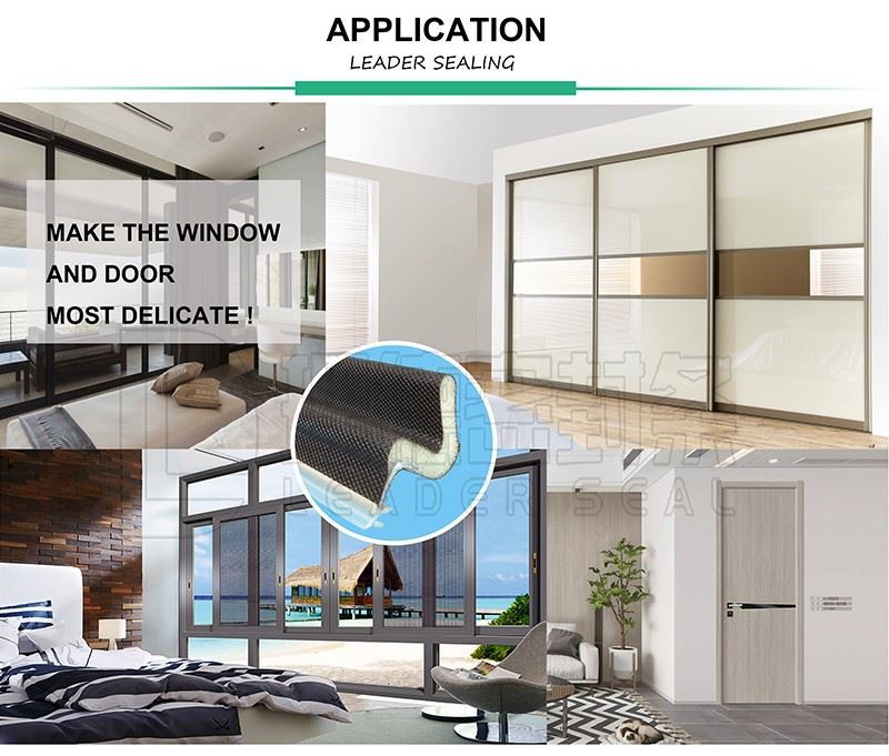 Soundproof PU Sponge Foam Strip for door